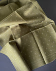 Sashiko Linen Cotton Cloth - Khaki