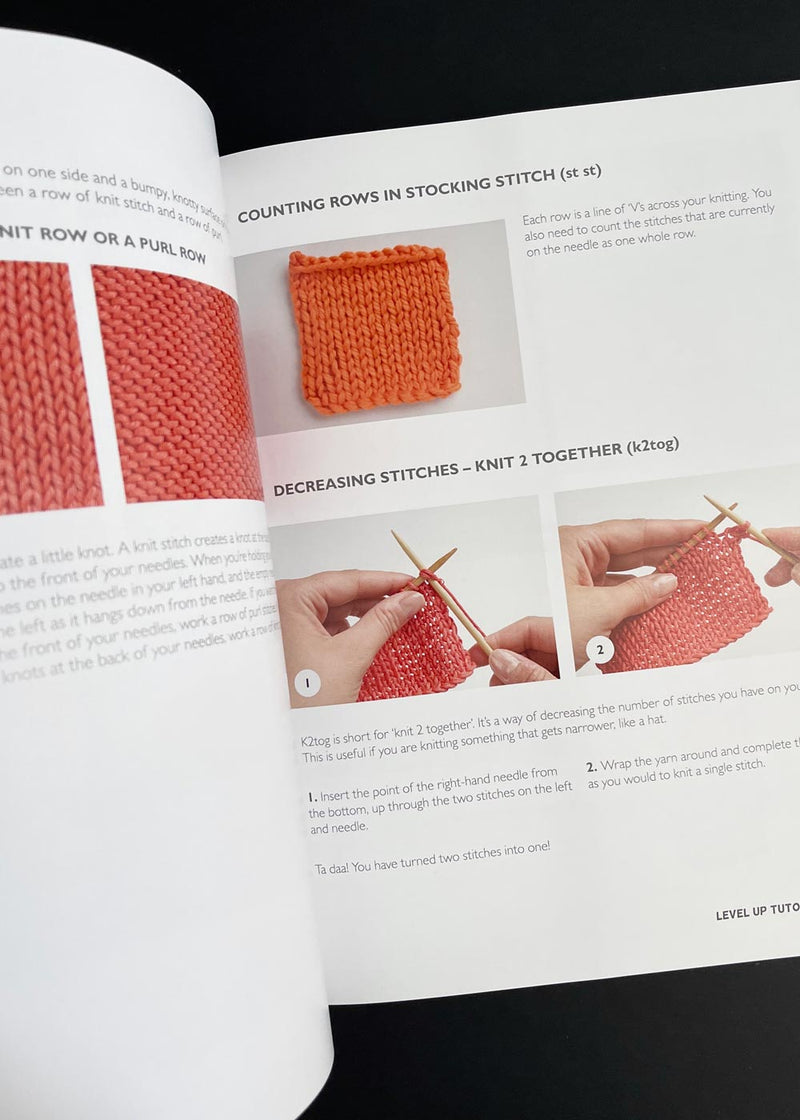 Kids Knit, Learn to knit book