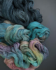 Prosper Yarn. Legend Merino Yak Silk Fingering. Piha