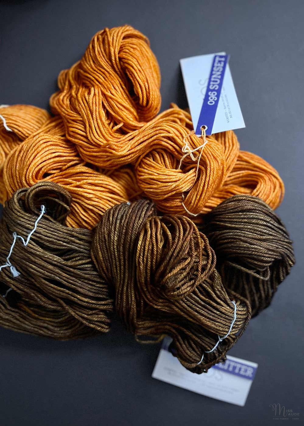 Malabrigo. Rios Merino Worsted 10ply. Glitter 048