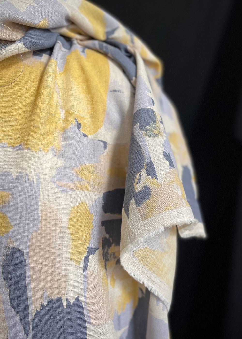 Mirage Dawn Gauze, Japanese Linen Cotton Fabric