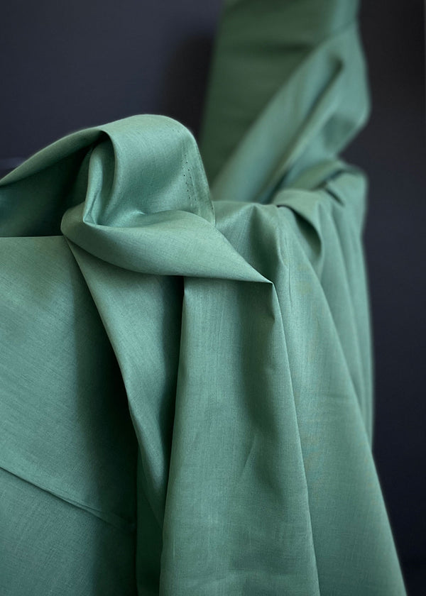 Go To Organics - Cotton Voile, Leaf Green