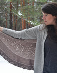 Moonlight Garden Shawl, Mandarine's Knitting Pattern