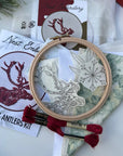 Bloomin' Antlers - Embroidery Hoop Kit, Nest Embirdery