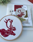 Bloomin' Antlers - Embroidery Hoop Kit, Nest Embirdery