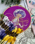 Jelly-Stitch - Embroidery Hoop Kit, Nest Embirdery