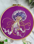 Jelly-Stitch - Embroidery Hoop Kit, Nest Embirdery