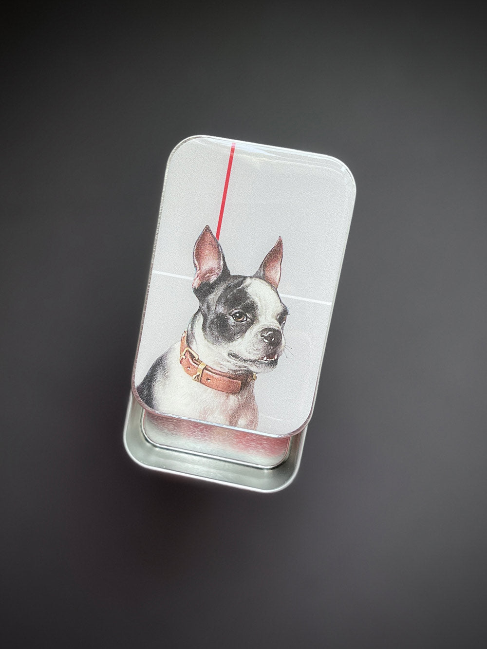 Boston Terrier Notions Tin