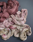Prosper Yarn. Legend Merino Yak Silk Fingering. Sweet Little Lies