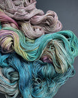Prosper Yarn. Legend Merino Yak Silk Fingering. Sweet Little Lies