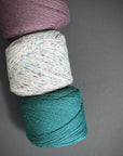 Rosários4 Meia. Merino 4ply Yarn - Aubergine 32