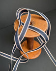 Selvedge Denim Cotton Tape. Indigo 15mm