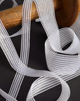 Shirring Elastic Tape, White