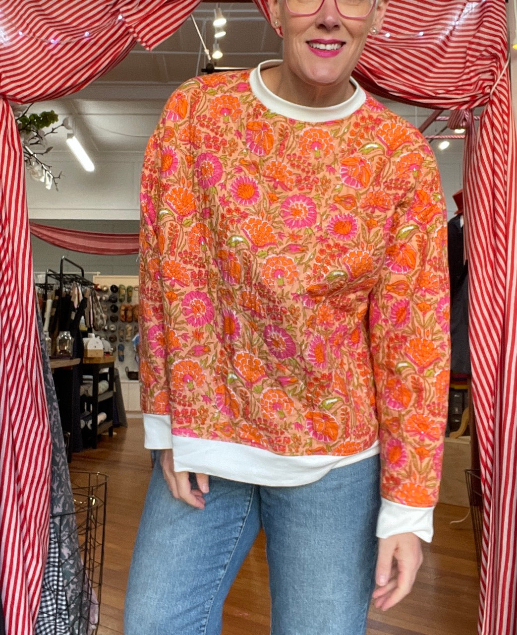 Hand Printed Cotton - Marigold