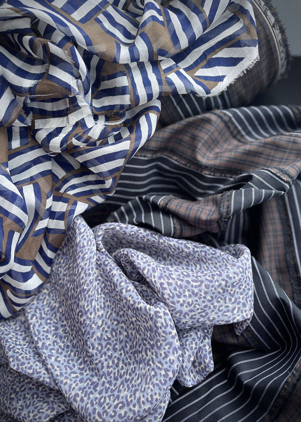 Frazzle Texture Cotton Poplin Fabric