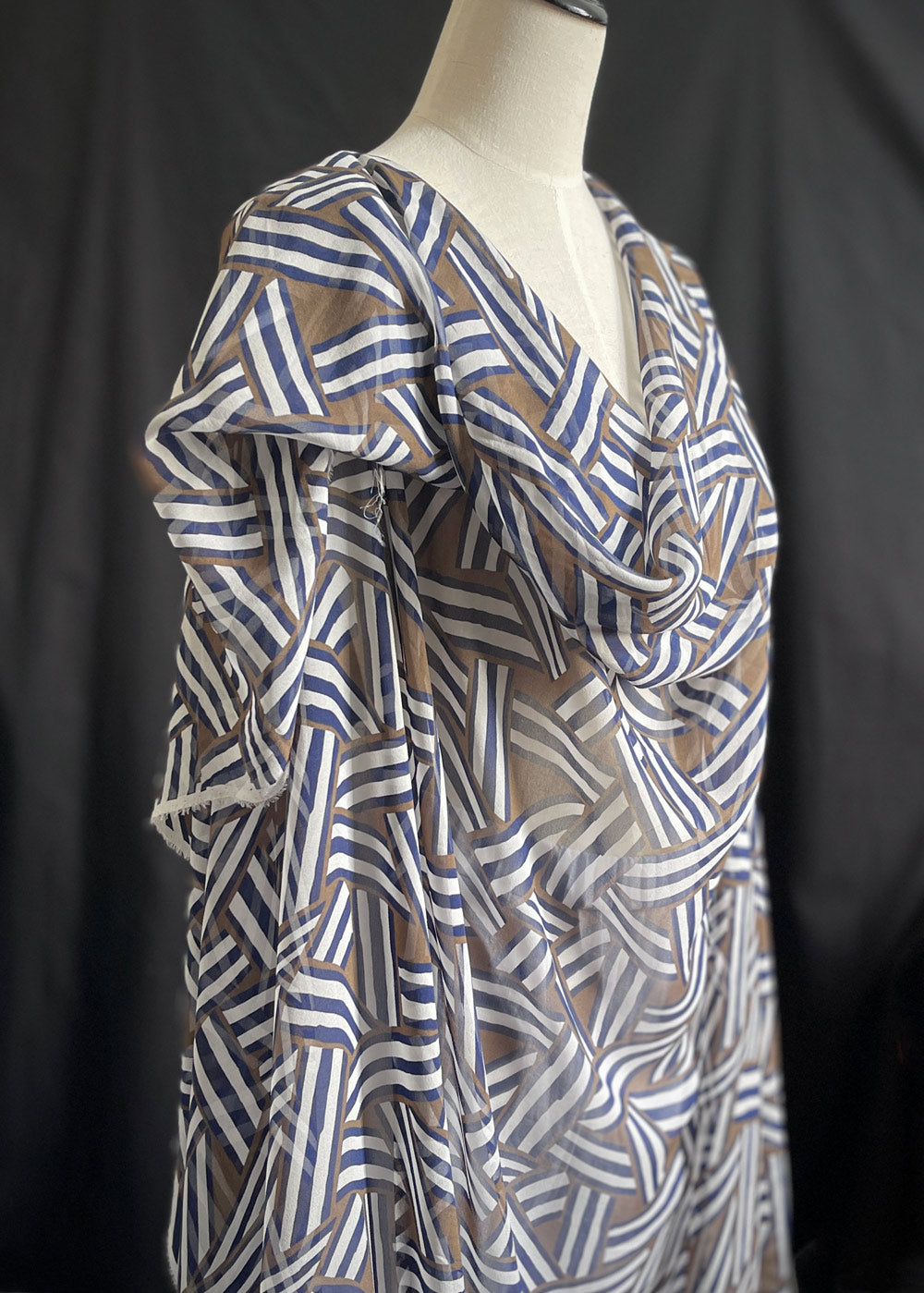 Junction, Silk Chiffon Fabric