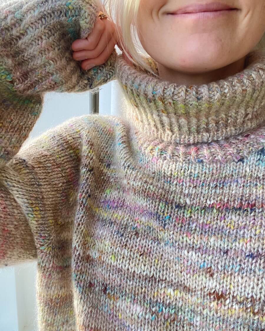 Terrazzo Sweater. Petite Knit. Knitting Pattern