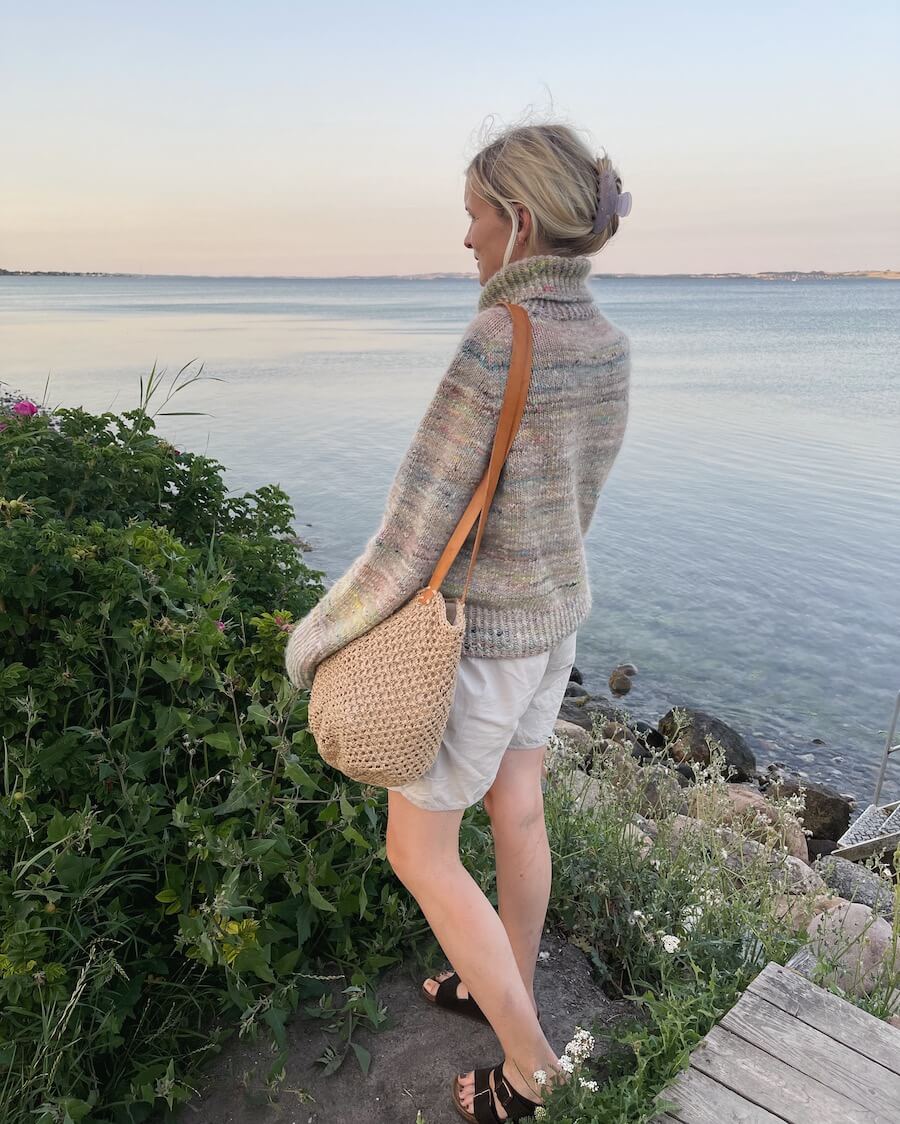 Terrazzo Sweater. Petite Knit. Knitting Pattern