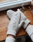 Treehouse Mitts, Mandarine's Knitting Pattern