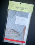 Visible Mending Stick and Stitch Lined Guides