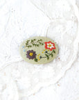 Botanical Embroidery Brooch Embroidery Kit - Wildflower