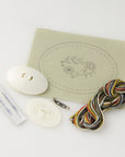 Botanical Embroidery Brooch Embroidery Kit - Wildflower
