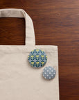 Zizashi Japanese Embroidery Kit - Yellow Flower Brooch