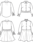 Papercut Patterns, Ashling Blouse and Dress