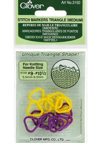 Clover Triangle Stitch Markers