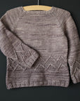 Chuck Sweater, Frogginette. Print Knitting Pattern