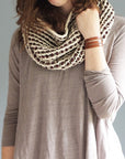 Cobbles Cowl, Elizabeth Smith Knits. Print Knitting Pattern