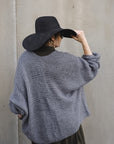 Flower Cardigan, Ruke Knit. Print Knitting Pattern