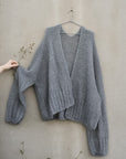 Flower Cardigan, Ruke Knit. Print Knitting Pattern