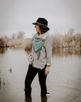Headwaters Shawl, Knitterella. Print Knitting Pattern