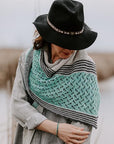Headwaters Shawl, Knitterella. Print Knitting Pattern