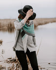 Headwaters Shawl, Knitterella. Print Knitting Pattern
