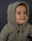 Latte Coat, Frogginette. Print Knitting Pattern