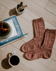 Late March Socks, Knitterella. Print Knitting Pattern