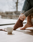 Late March Socks, Knitterella. Print Knitting Pattern