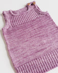 Little Vest & Dress, Frogginette. Print Knitting Pattern