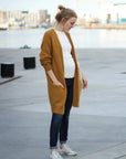 No Frills Cardigan, Petite Knit. Knitting Pattern