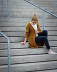 No Frills Cardigan, Petite Knit. Knitting Pattern