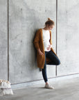 No Frills Cardigan, Petite Knit. Knitting Pattern