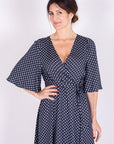 I Am Patterns, Octarine Wrap Dress