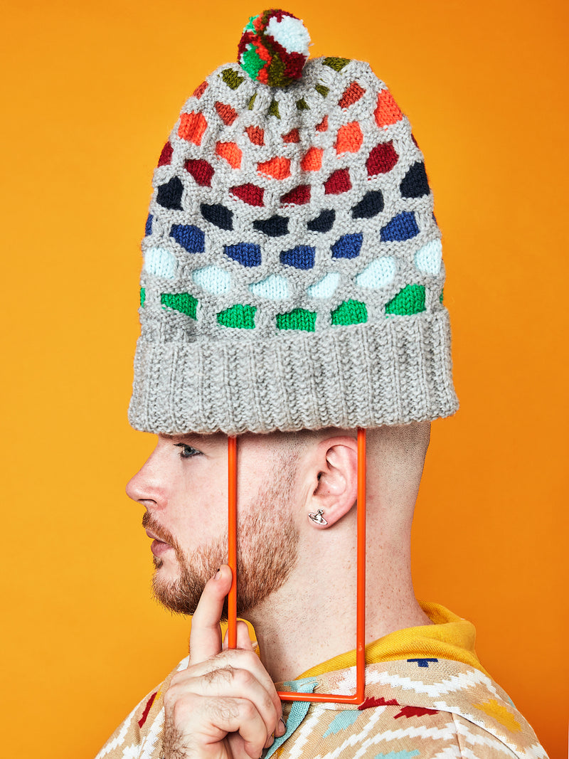 Painting Honeycombs Hat, by Westknits. Print Knitting Pattern