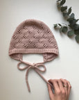 Rigmor's Bonnet, Petite Knit. Knitting Pattern
