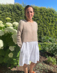 Rosa Cardigan, Along Avec Anna. Knitting Pattern