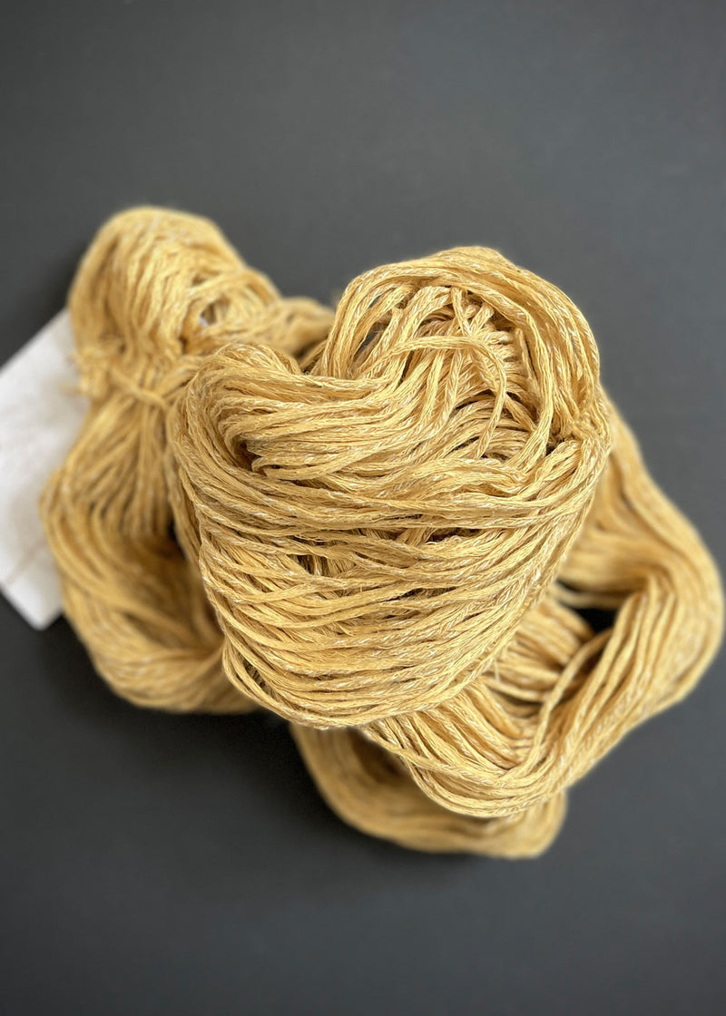 Rosários Principe Real, Linen Cotton Silk Yarn. Golden Haze (15)