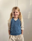 Stockholm Slipover - Mini, Petite Knit. Knitting Pattern