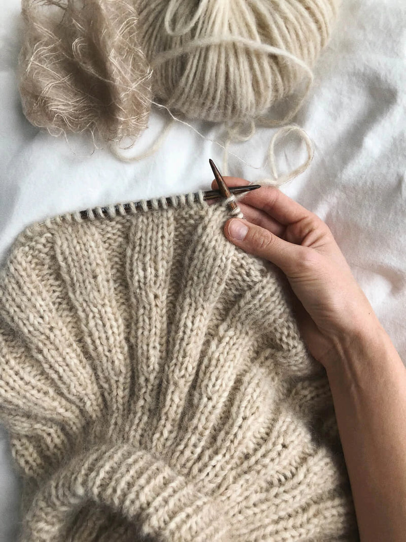 Sunday Sweater, Petite Knit. Knitting Pattern